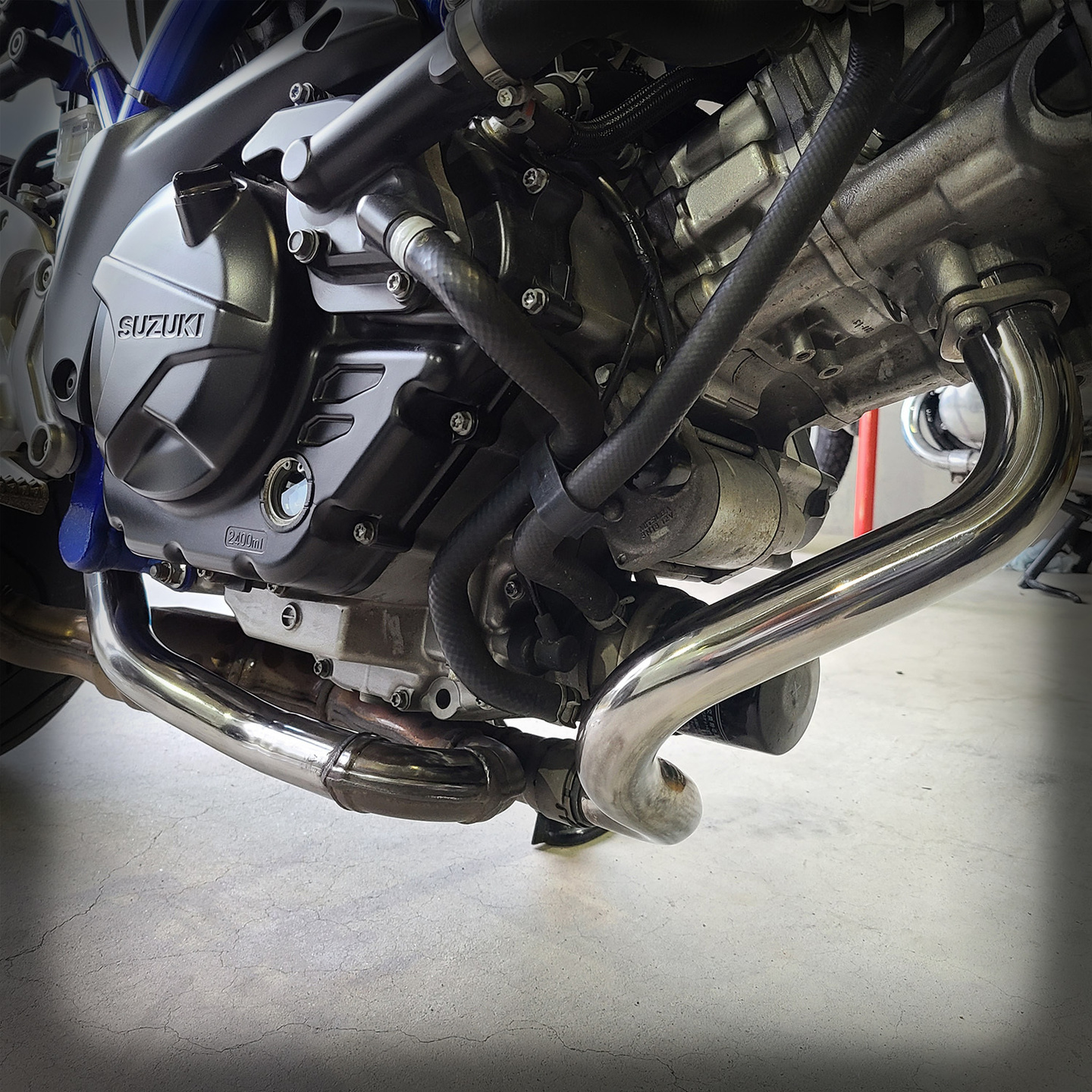 SUZUKI SV650 マフラー レストア